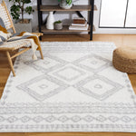 BERBER SHAG 591 – IVORY / GREY