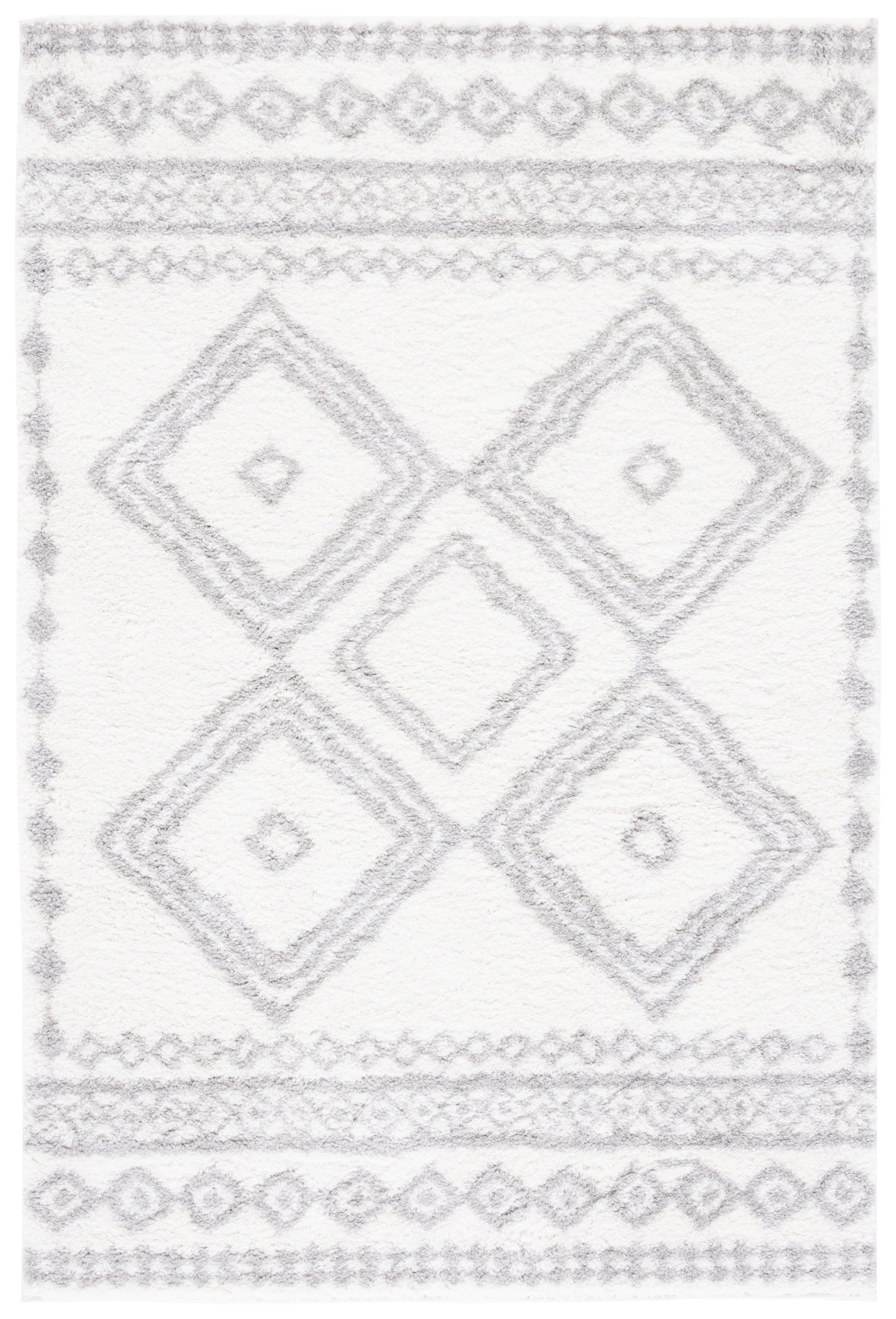 BERBER SHAG 591 – IVORY / GREY