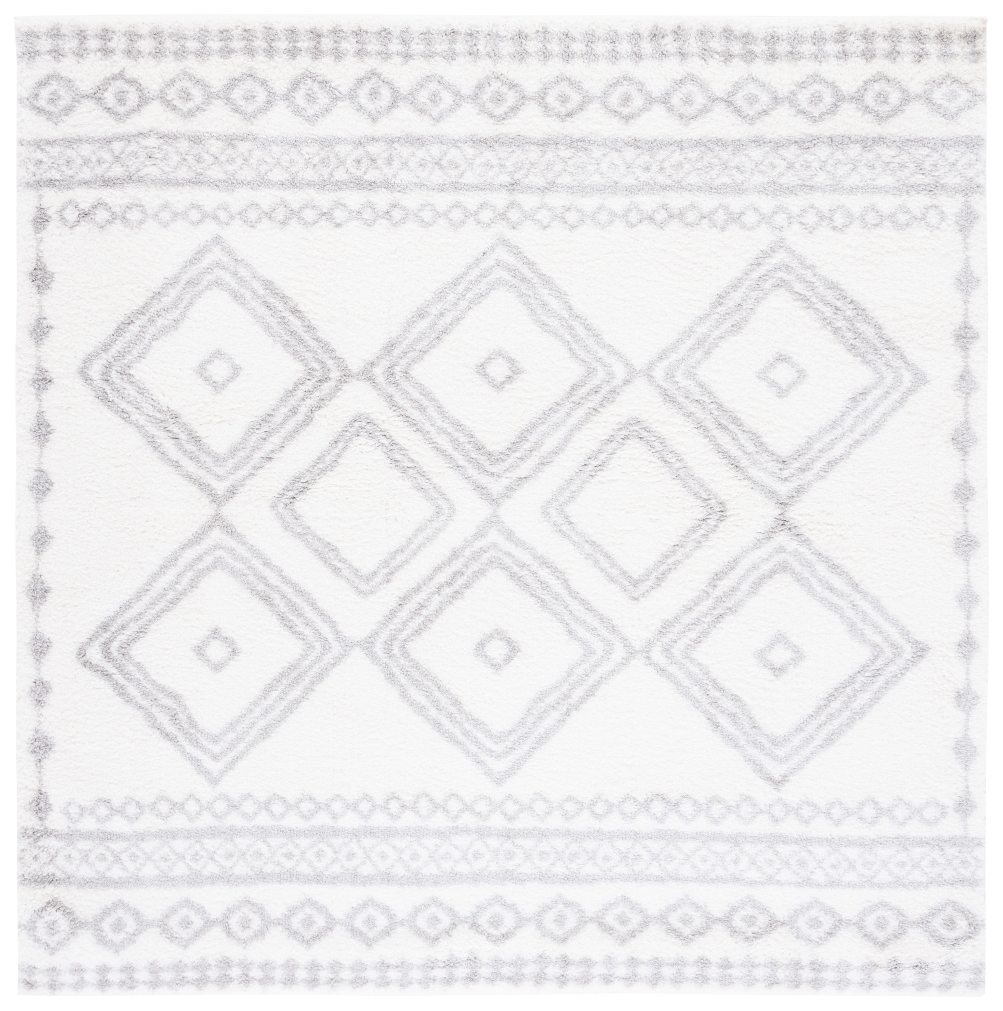 BERBER SHAG 591 – IVORY / GREY