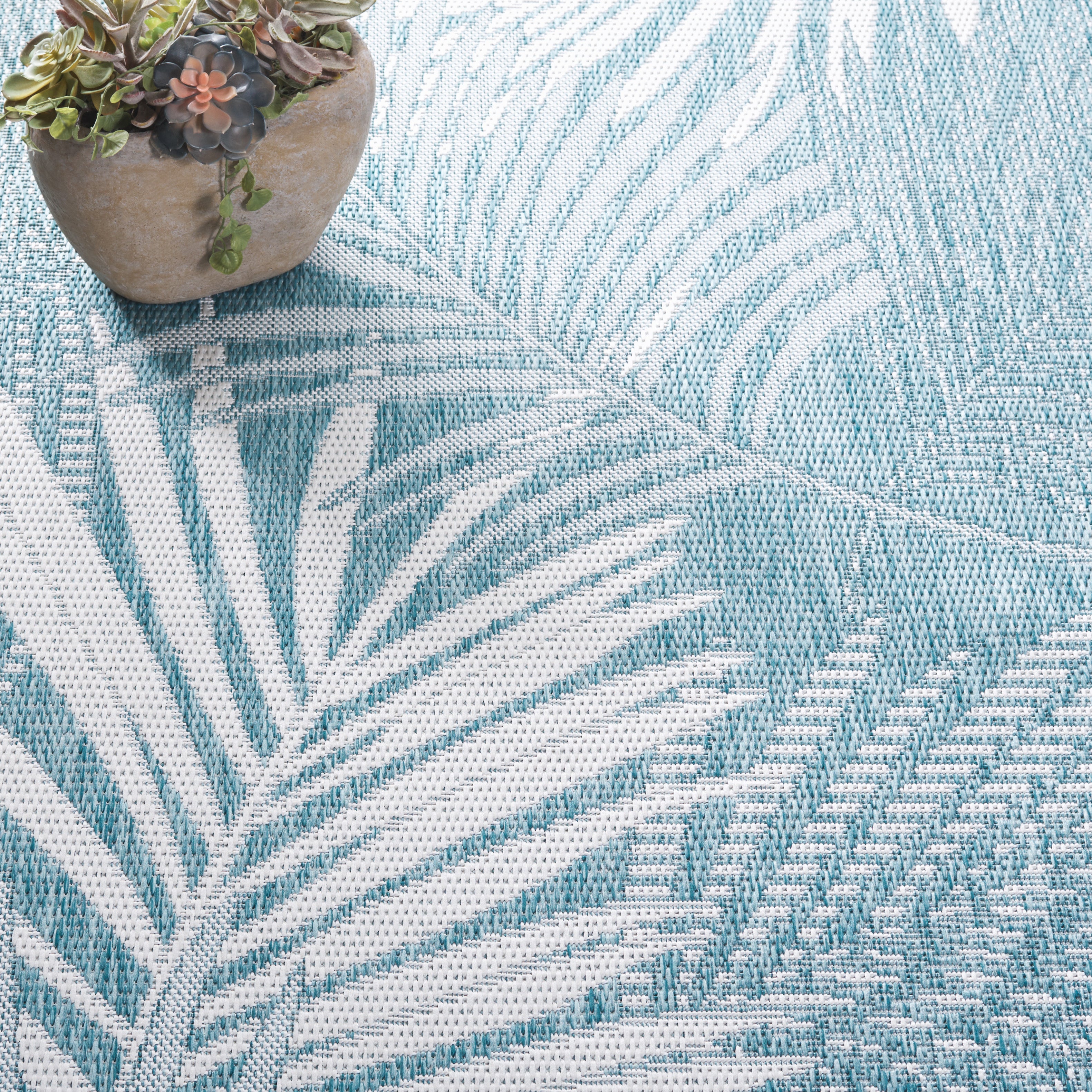 BEACH HOUSE 264 – AQUA / IVORY