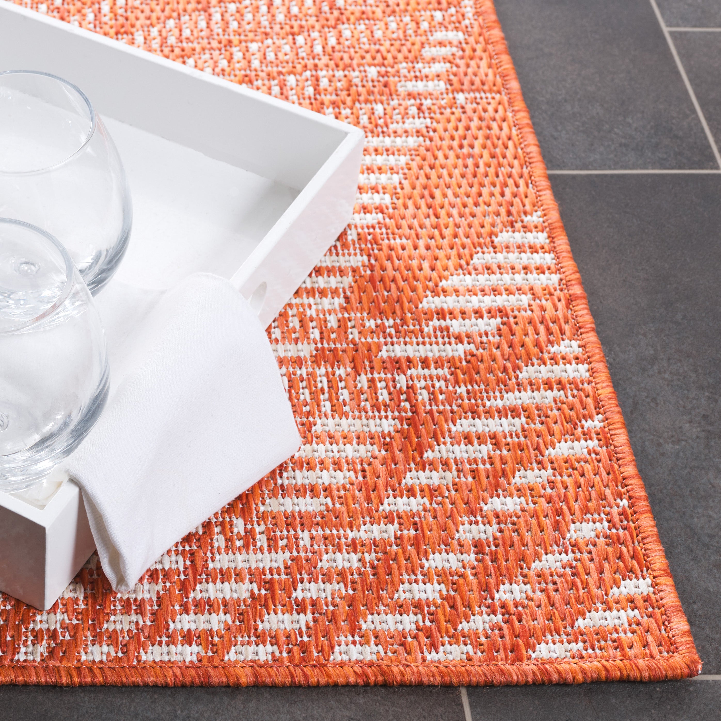 BEACH HOUSE 264 – ORANGE / IVORY