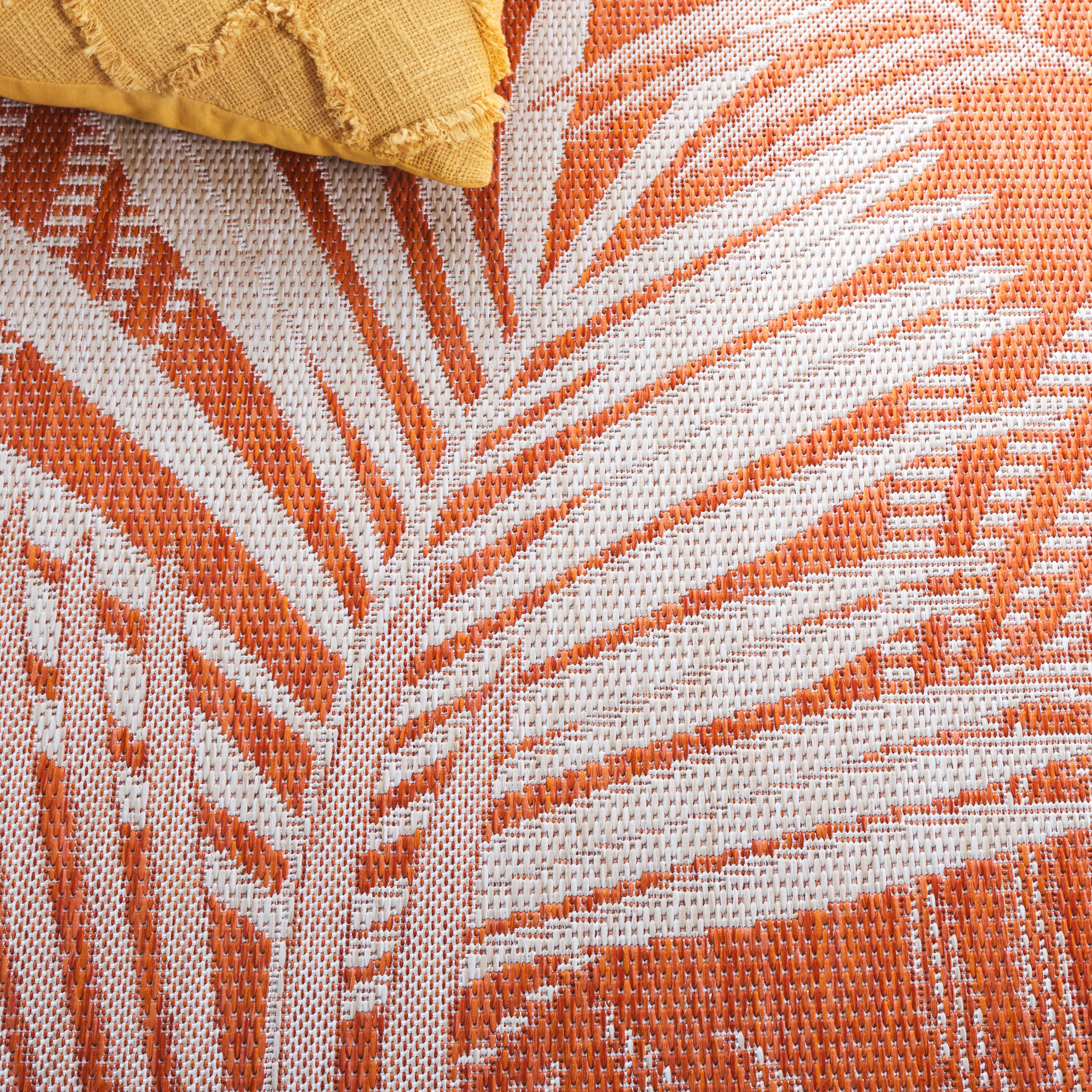 BEACH HOUSE 264 – ORANGE / IVORY
