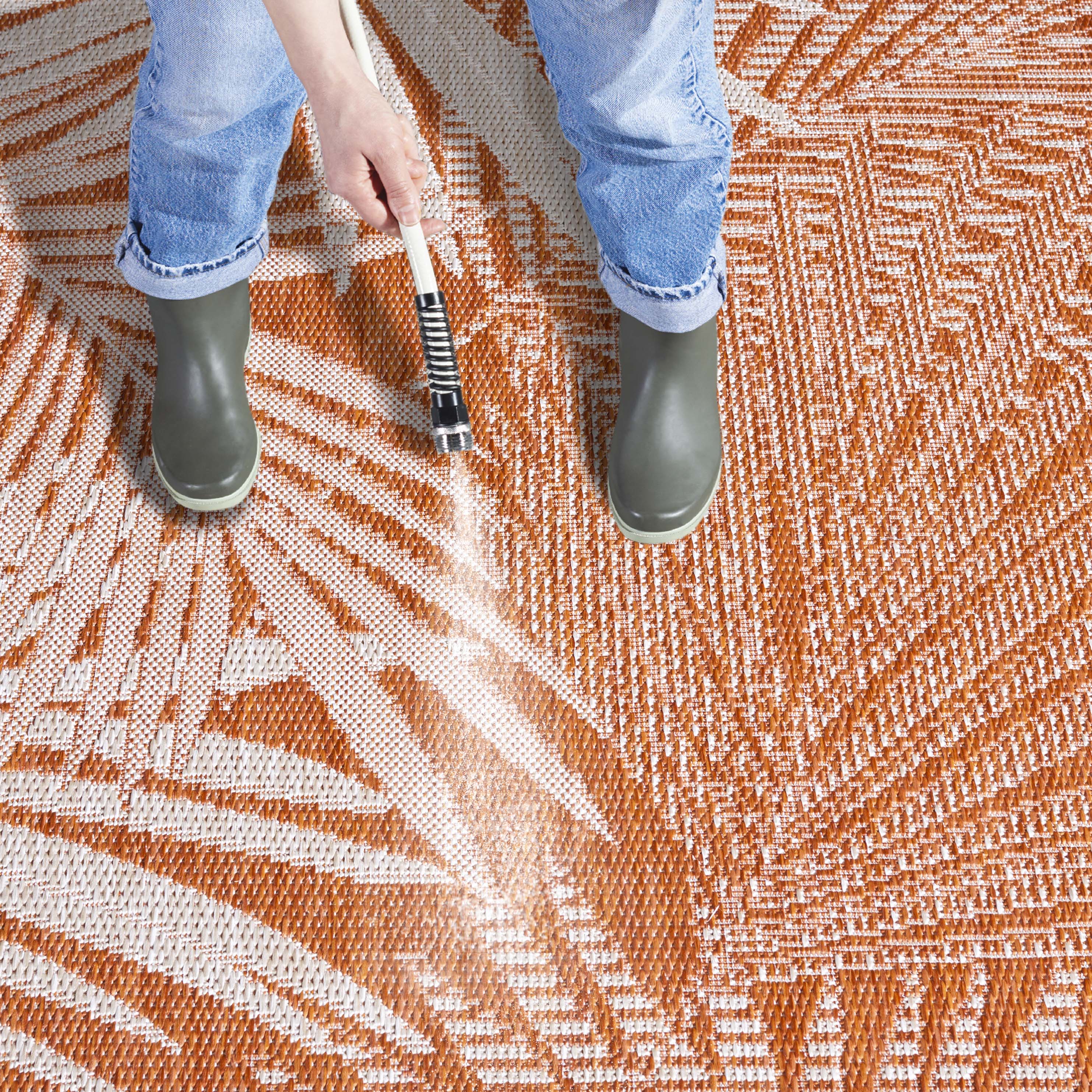 BEACH HOUSE 264 – ORANGE / IVORY