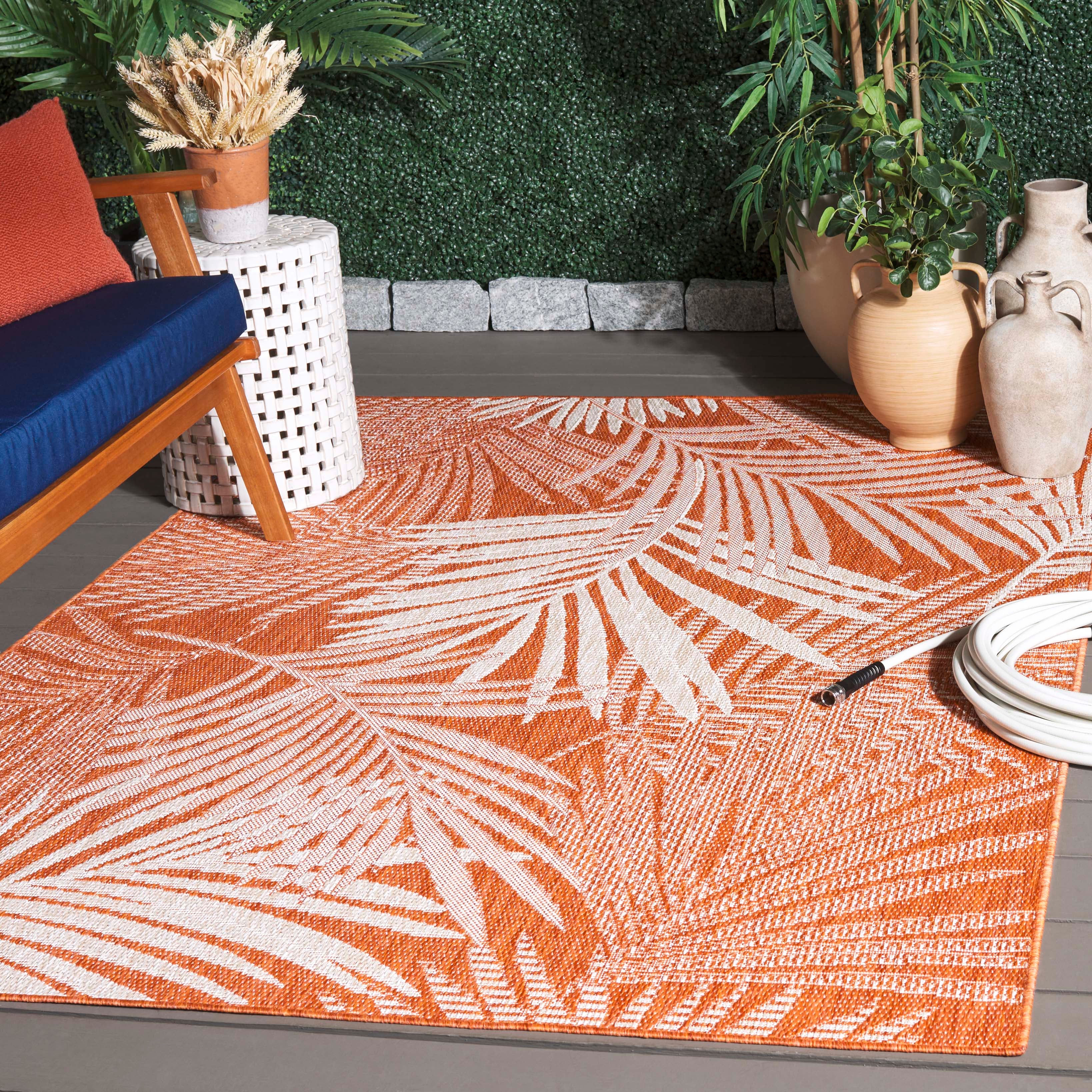 BEACH HOUSE 264 – ORANGE / IVORY