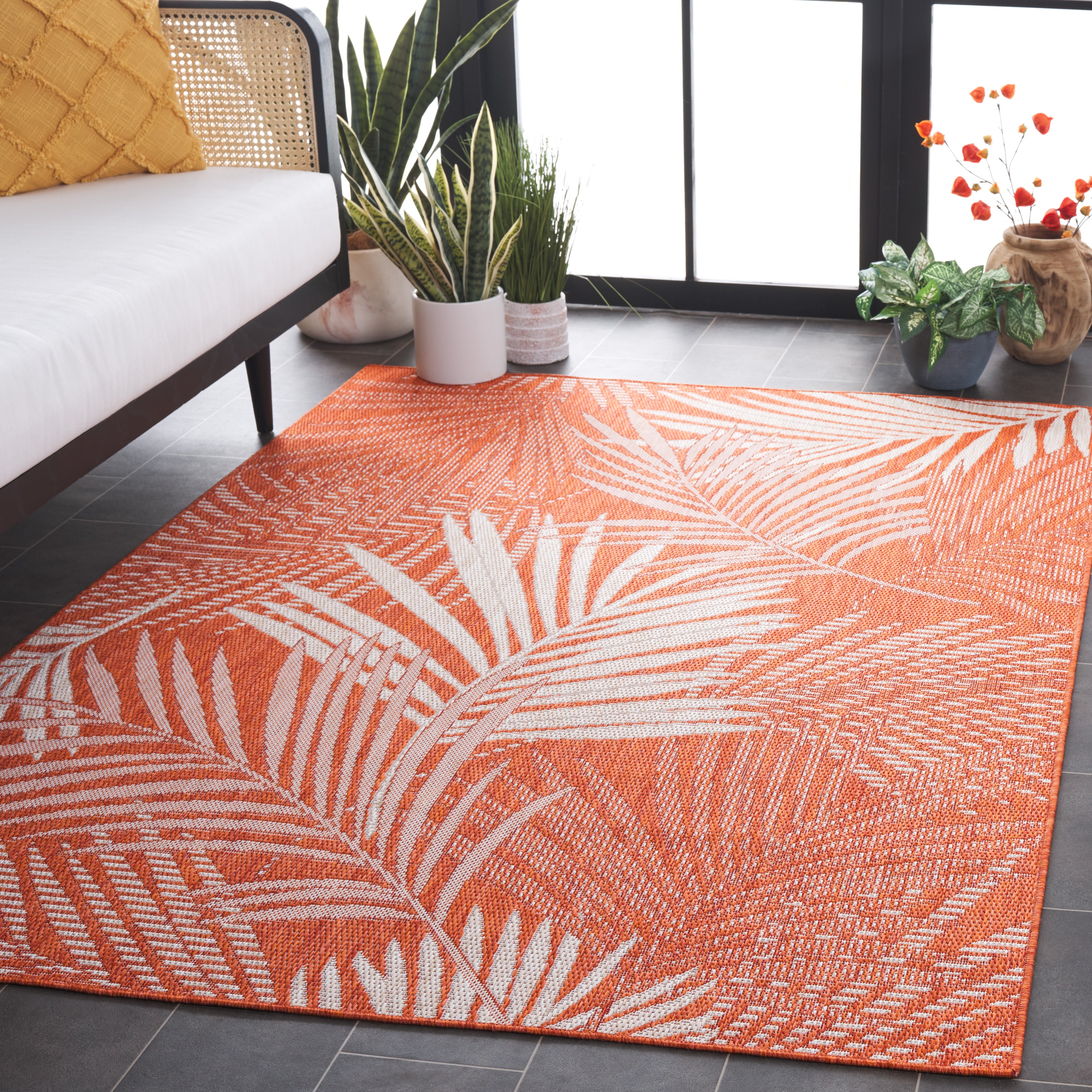 BEACH HOUSE 264 – ORANGE / IVORY