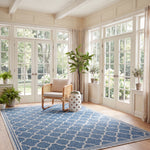 BEACH HOUSE 266 – BLUE / IVORY