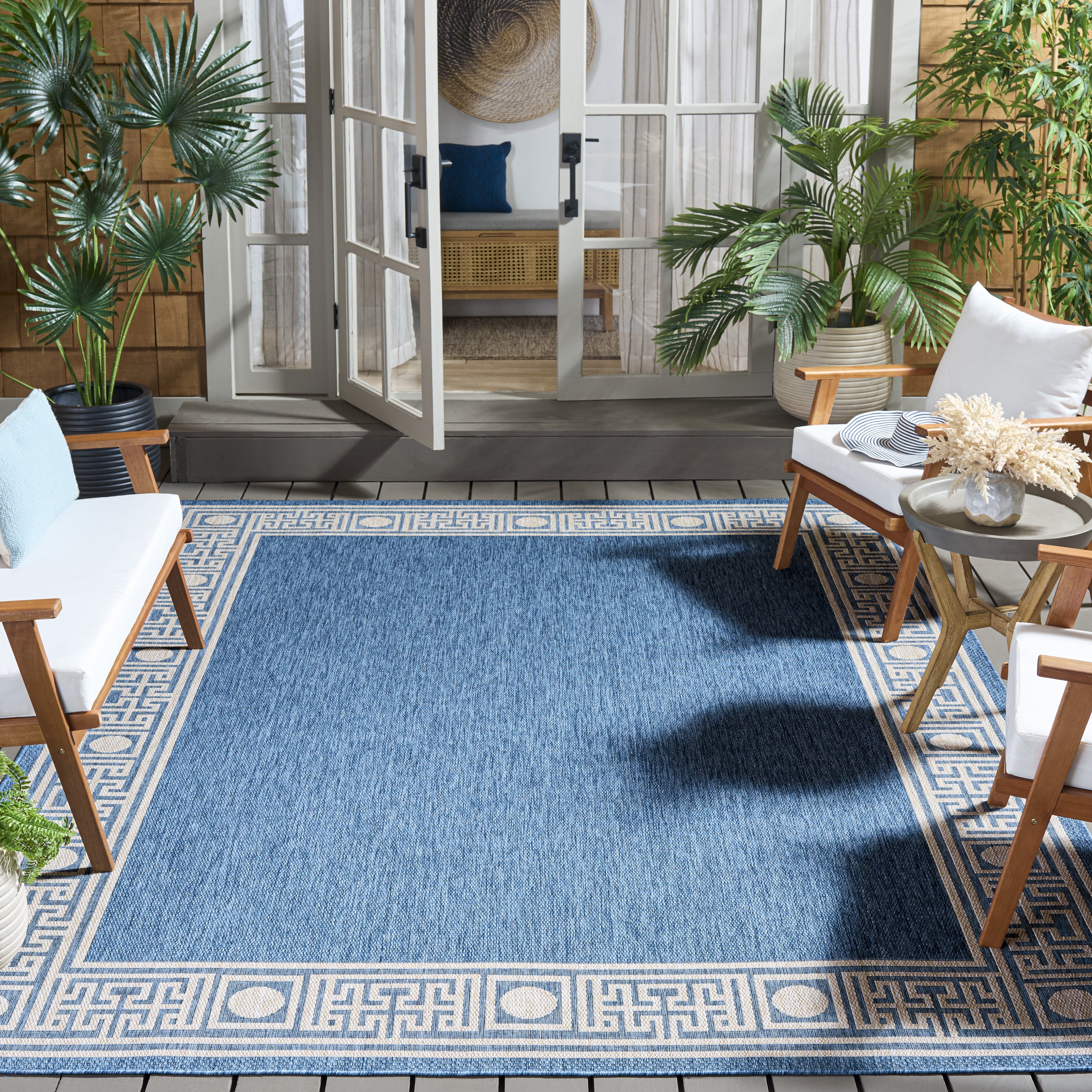 BEACH HOUSE 276 – BLUE / IVORY