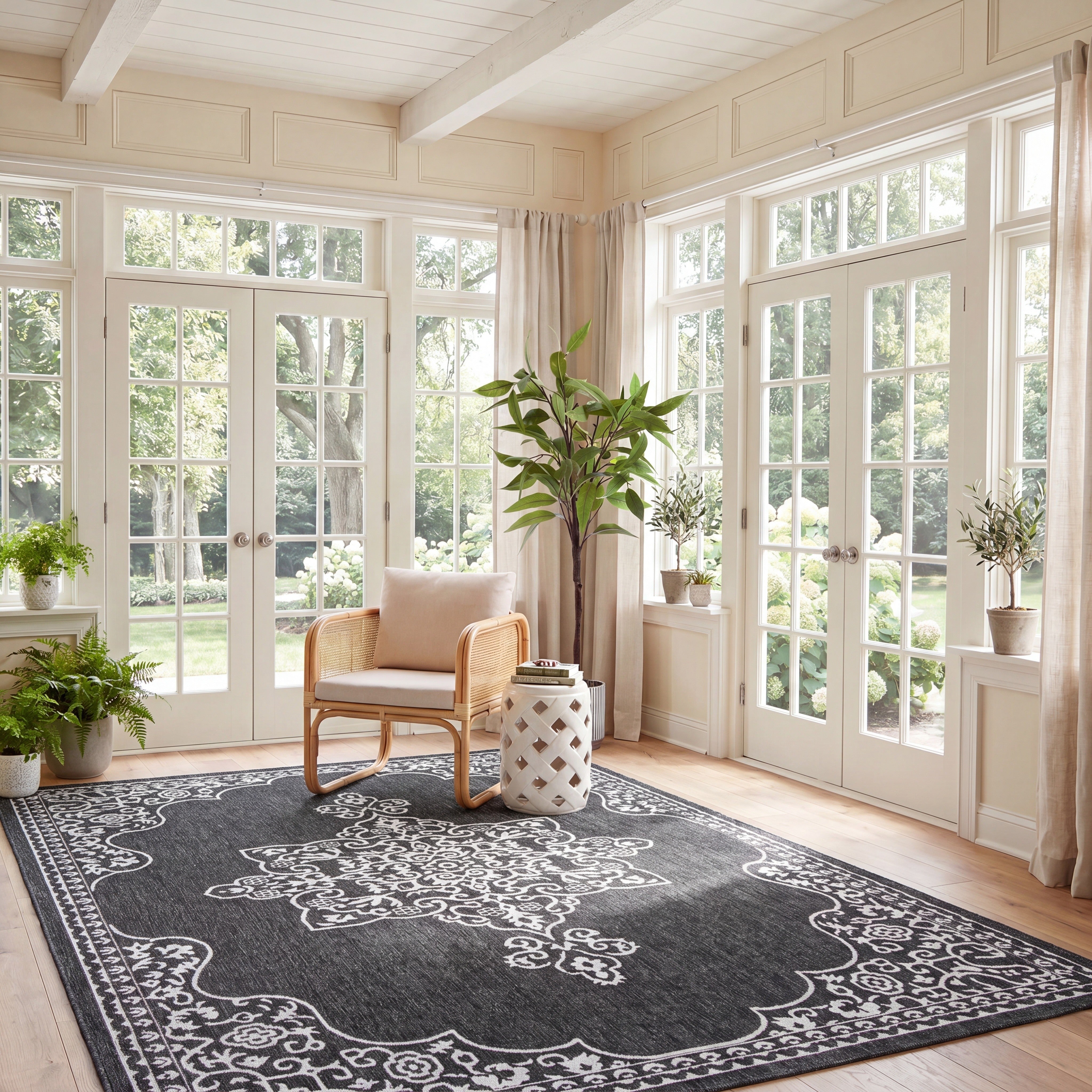 BEACH HOUSE 292 – CHARCOAL / IVORY