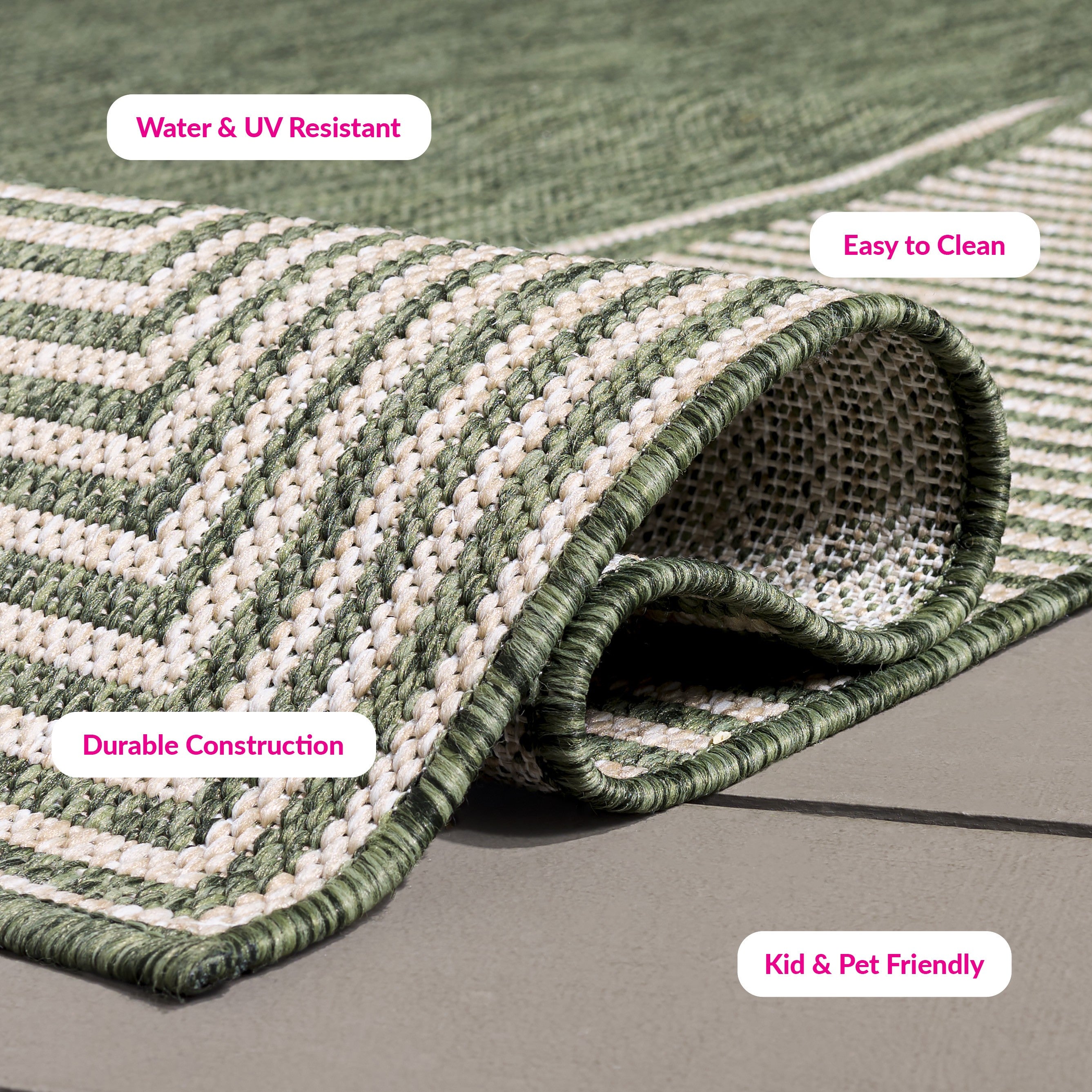 BEACH HOUSE 300 – GREEN / BEIGE