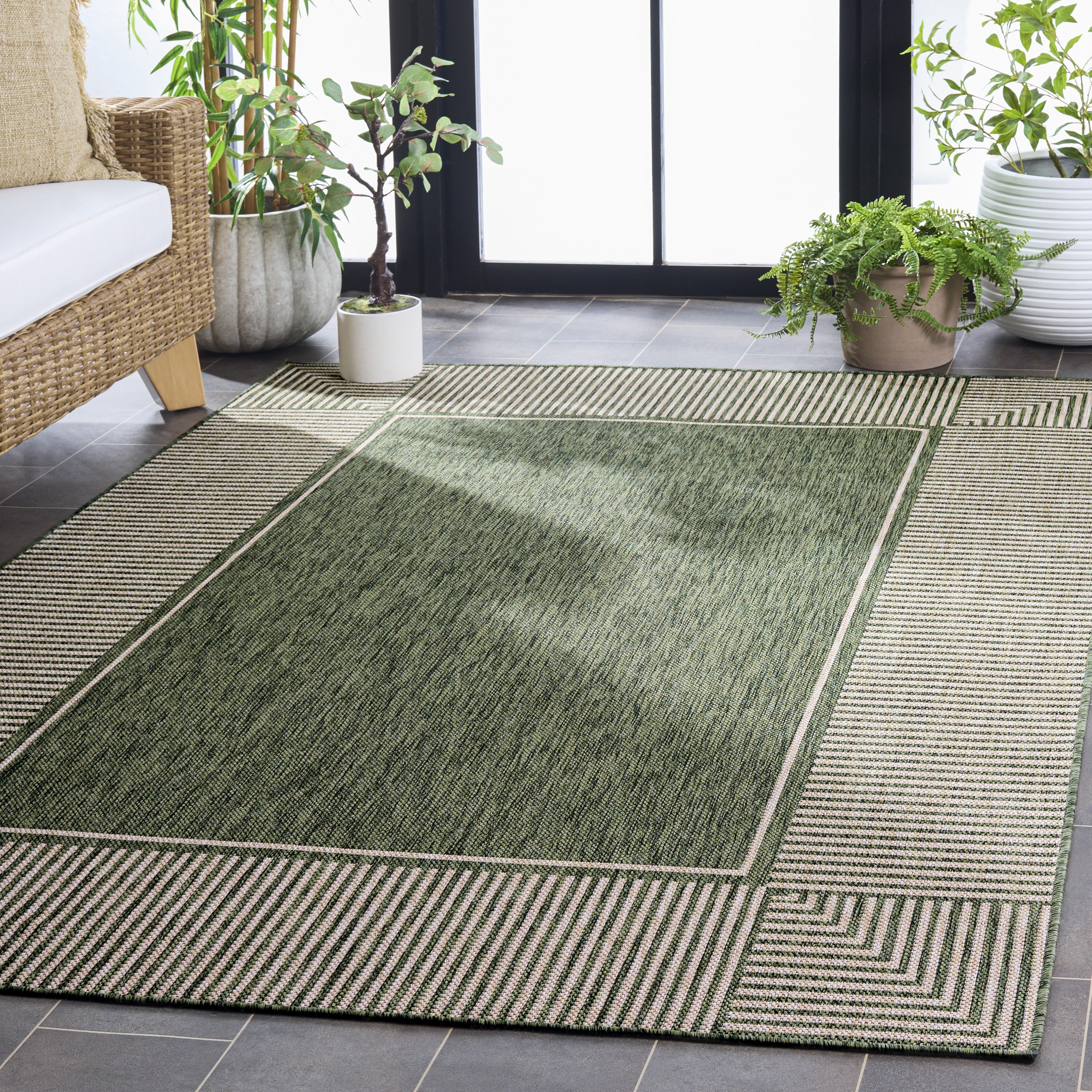BEACH HOUSE 300 – GREEN / BEIGE