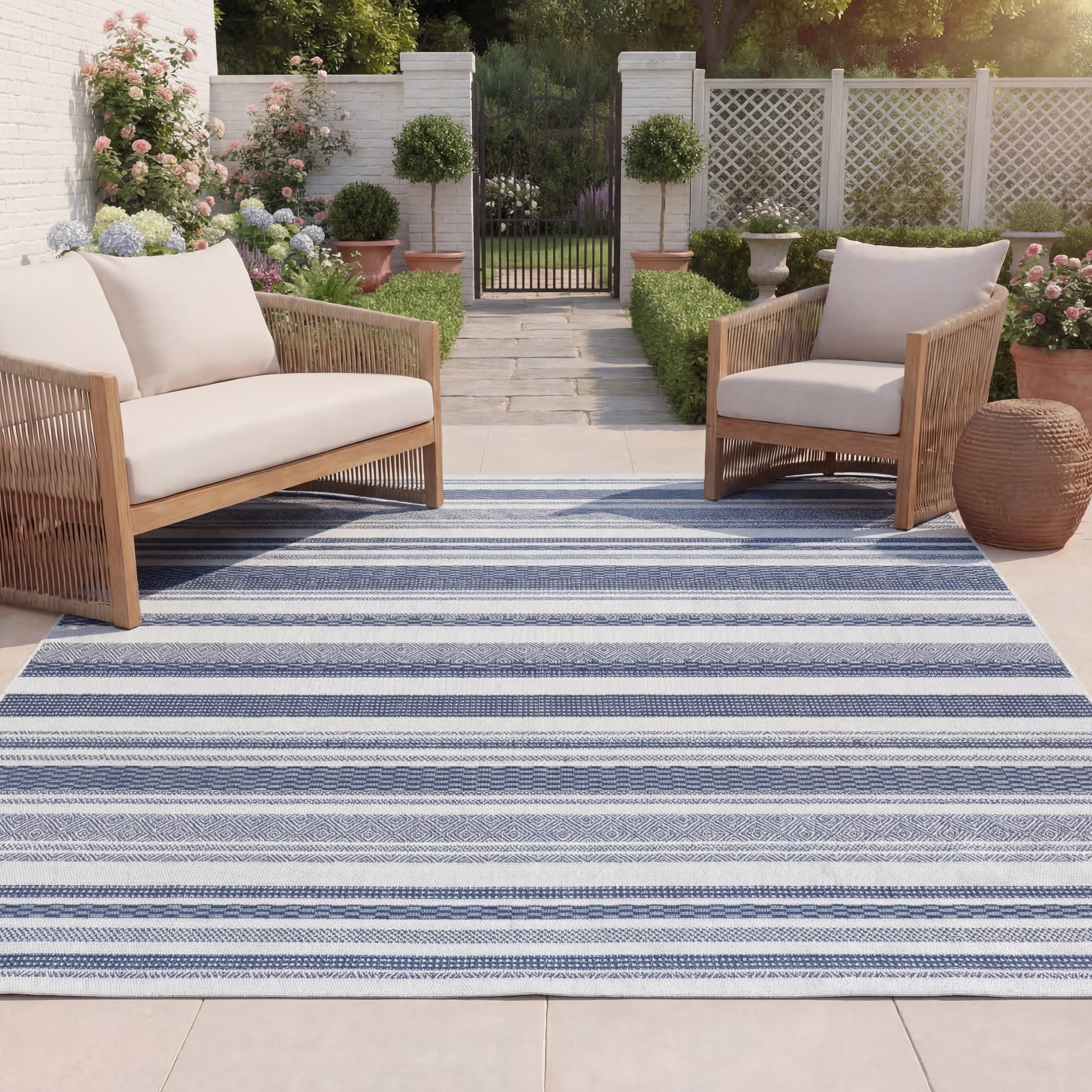 BEACH HOUSE 410 – NAVY / IVORY