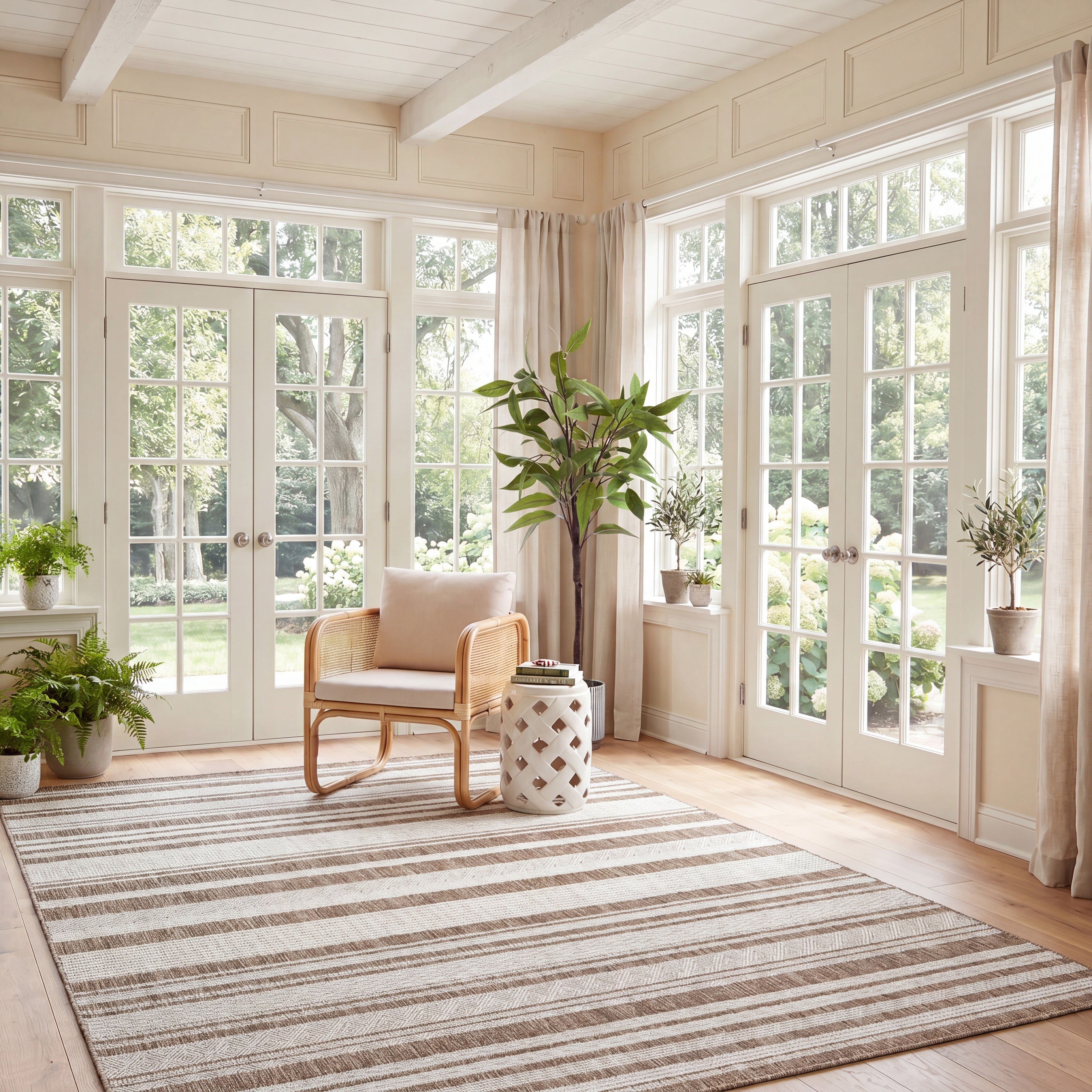 BEACH HOUSE 410 – BROWN / IVORY