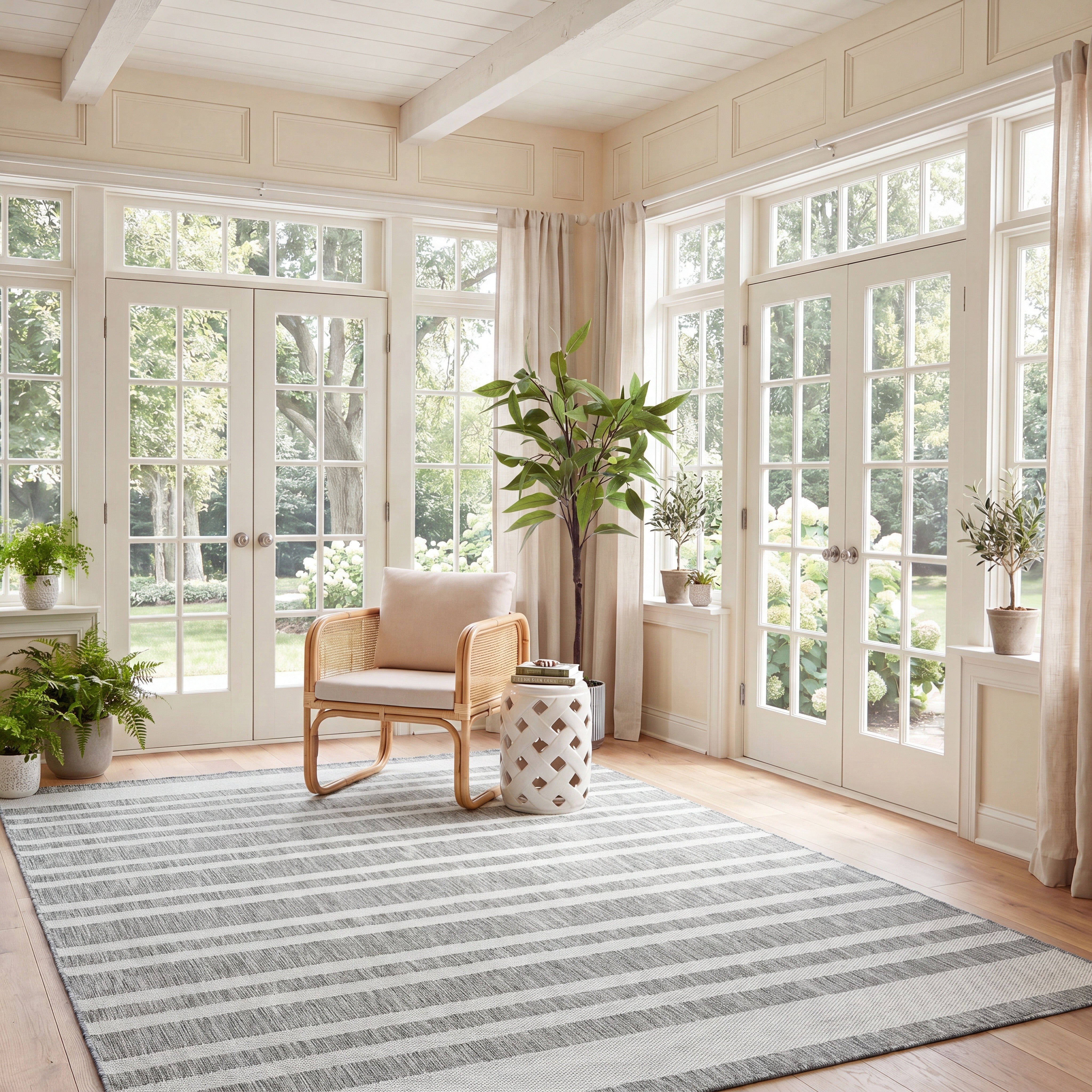 BEACH HOUSE 416 – GREY / IVORY