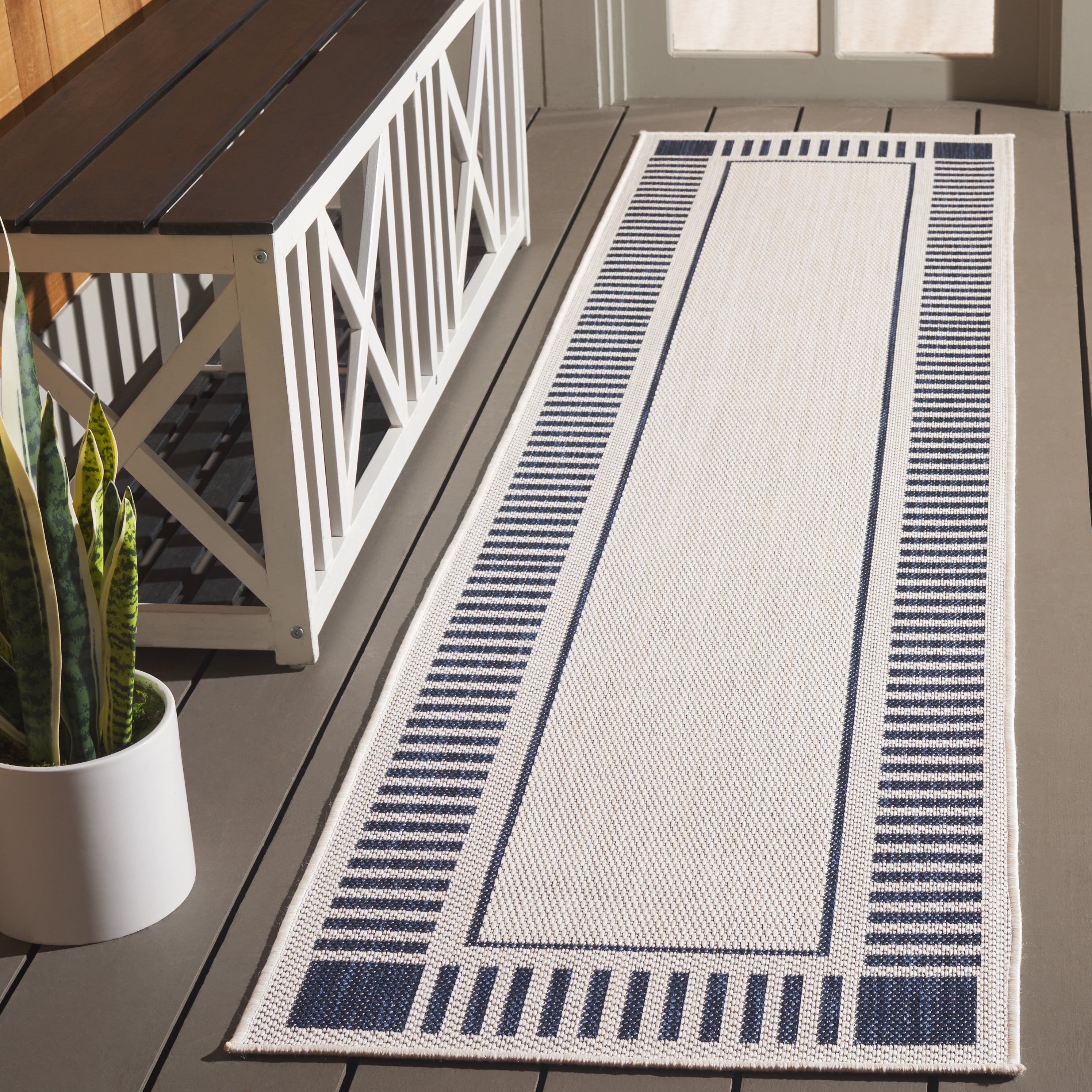 BEACH HOUSE 420 – IVORY / NAVY