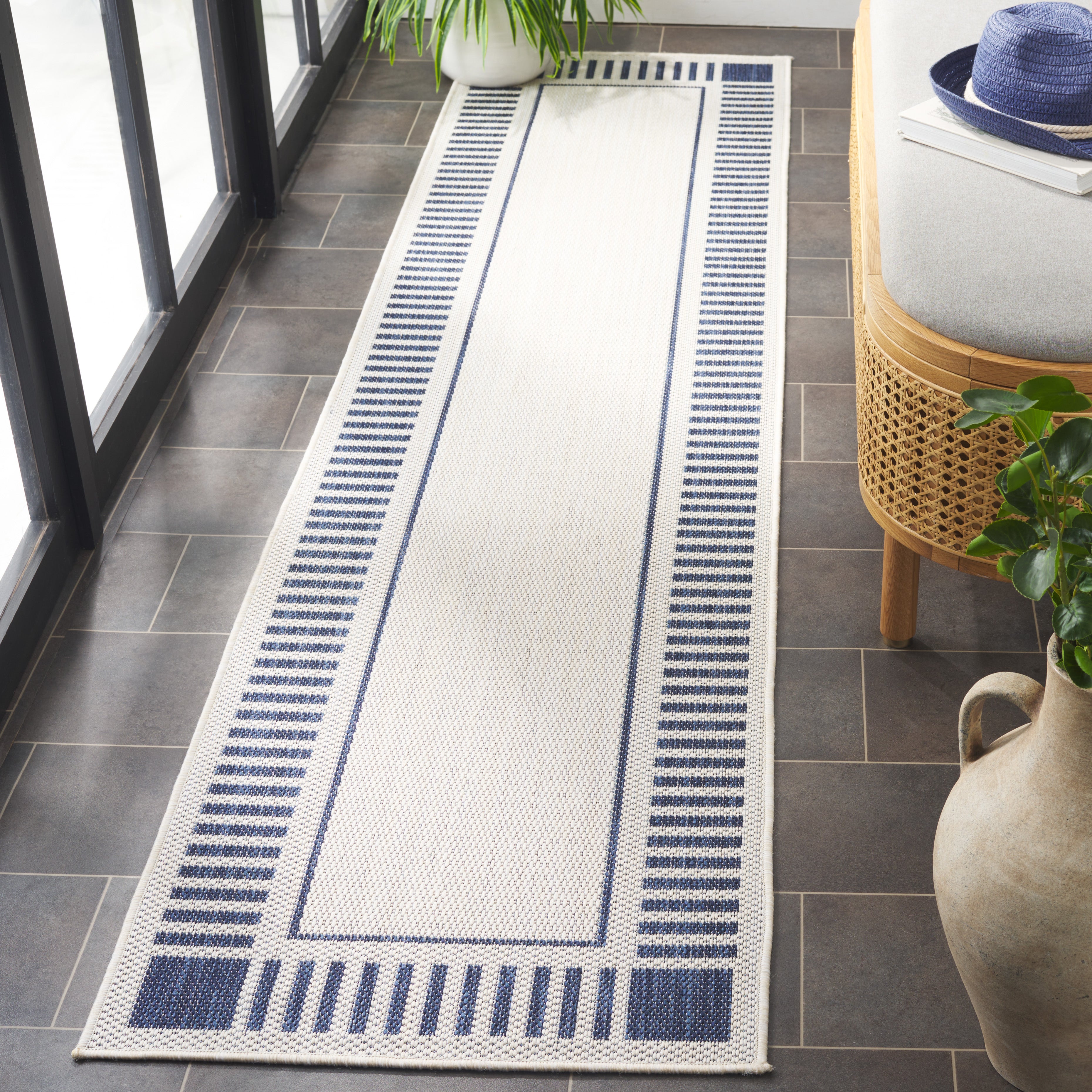 BEACH HOUSE 420 – IVORY / NAVY