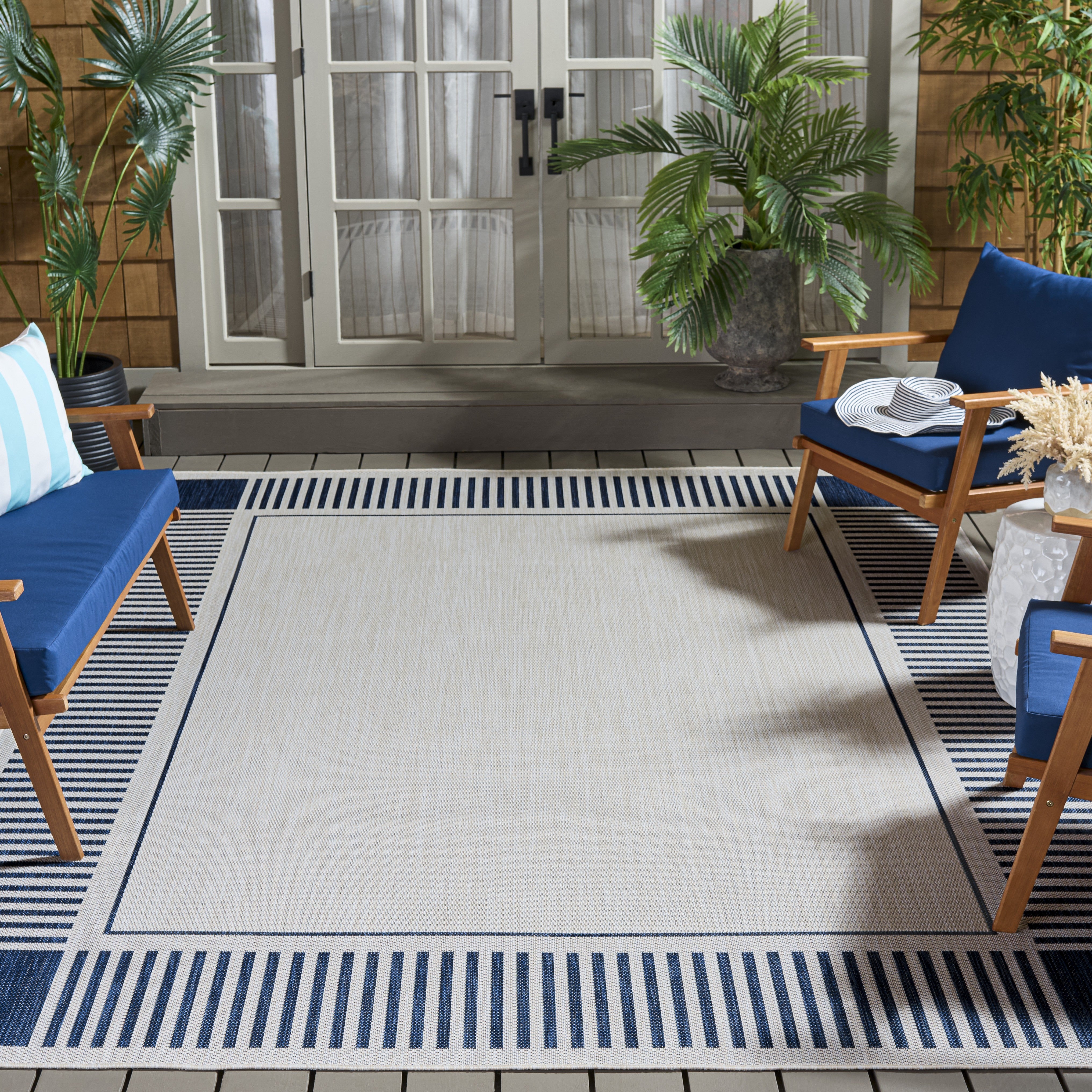 BEACH HOUSE 420 – IVORY / NAVY
