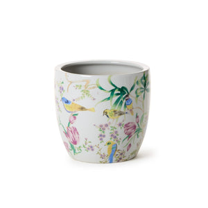 Tozai Home Bird & Blossom Chinoiserie Planter - BLF178