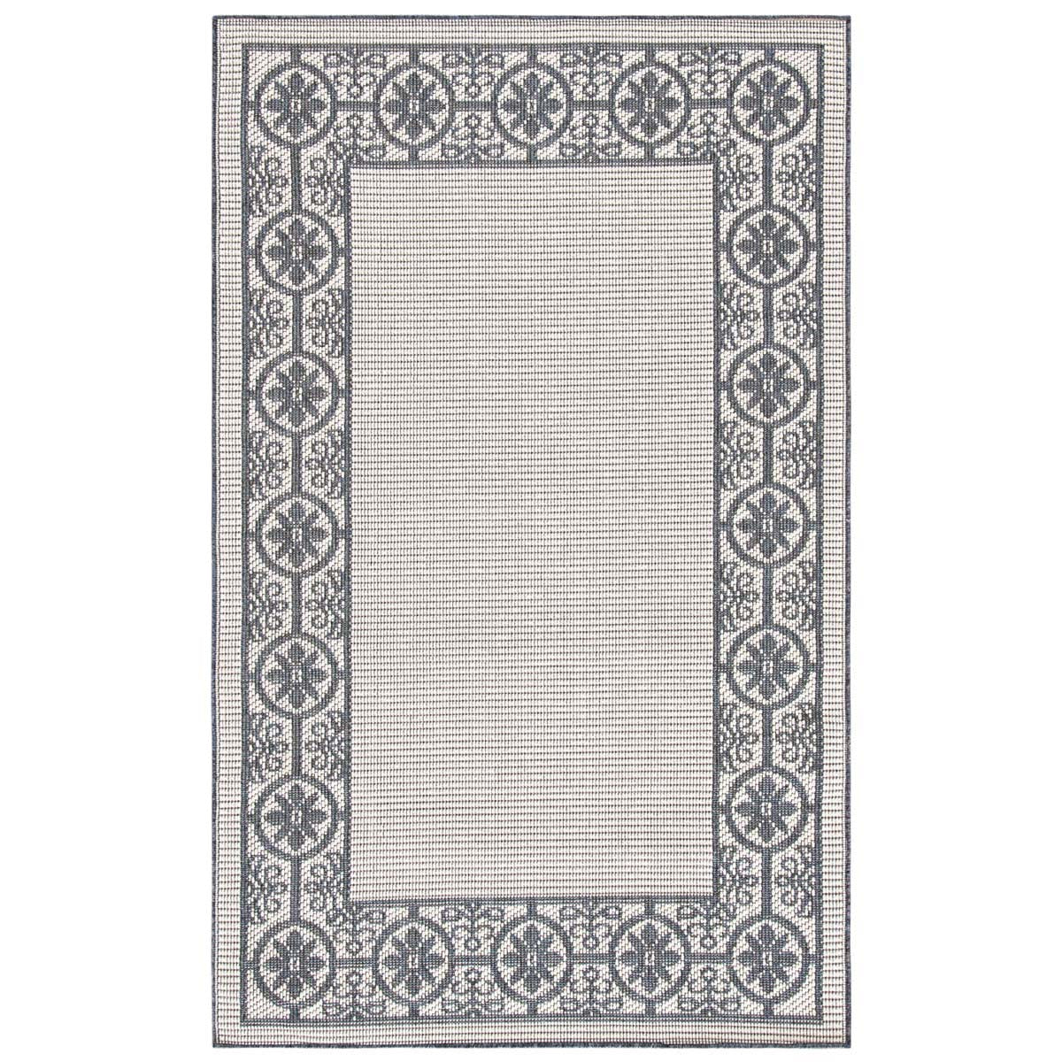 Safavieh Bermuda 815 Rug, BMU815 - Ivory / Charcoal