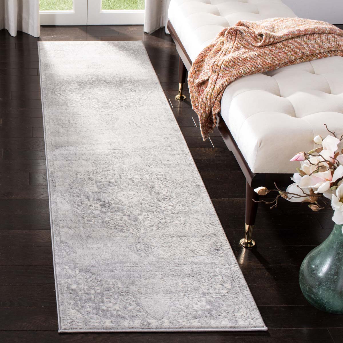 Safavieh Brentwood 802 Rug, Grey, BNT802 - Grey / Ivory