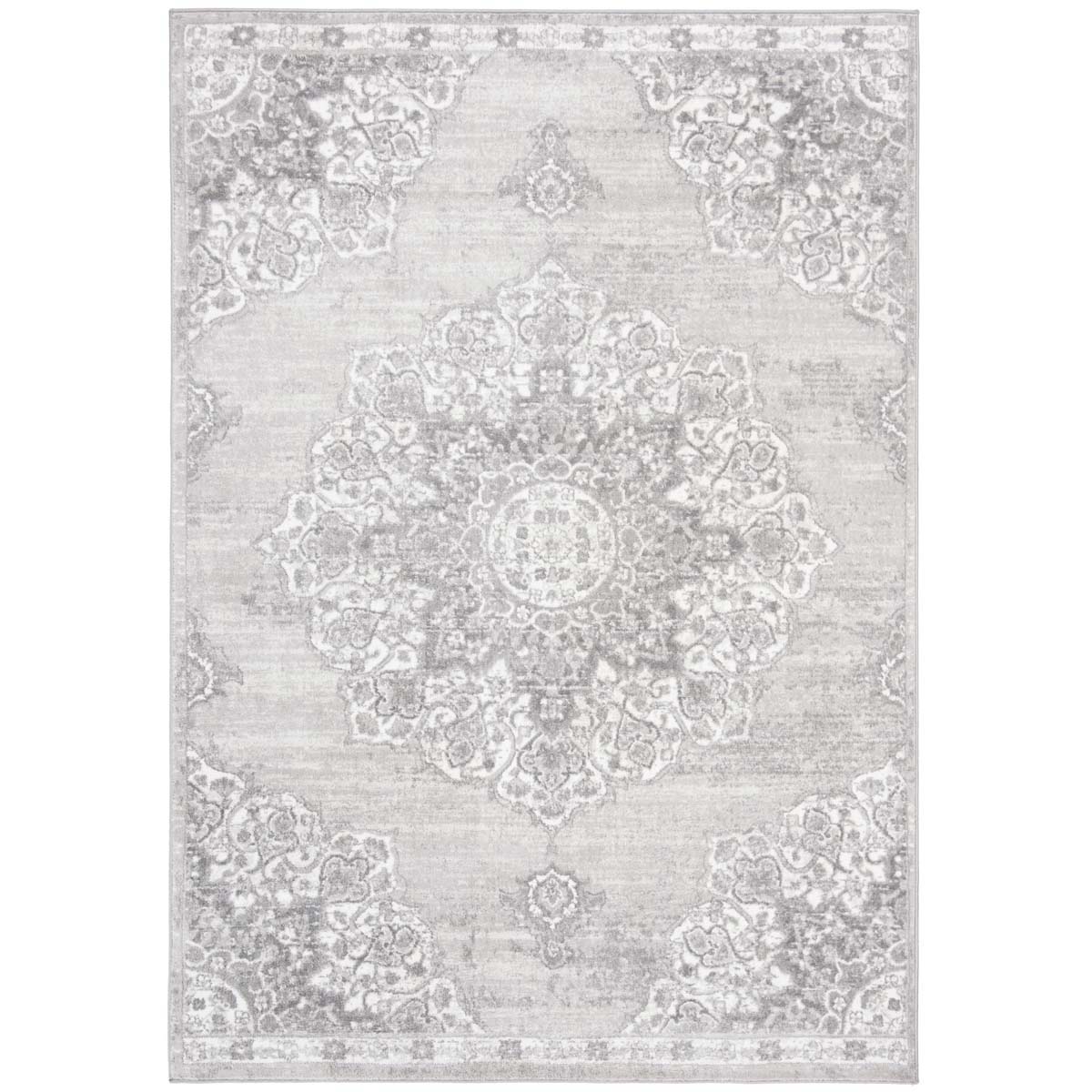 Safavieh Brentwood 802 Rug, Grey, BNT802 - Grey / Ivory