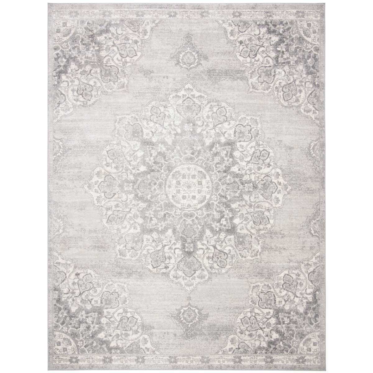 Safavieh Brentwood 802 Rug, Grey, BNT802 - Grey / Ivory