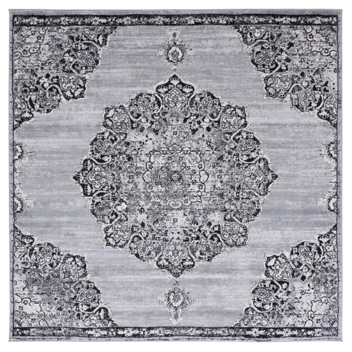 Safavieh Brentwood 802 Rug, Grey, BNT802 - Grey / Black