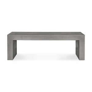 Moe's Home Collection - Lazarus Outdoor Bench Grey - BQ-1005-25