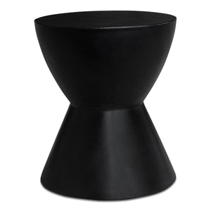 Moe's Home Collection - Hourglass Outdoor Stool Black - BQ-1022-02