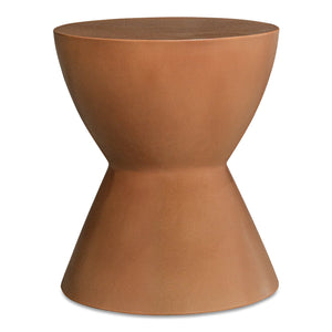 Moe's Home Collection - Hourglass Outdoor Stool Terracotta - BQ-1022-23