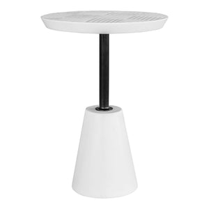 Moe's Home Collection - Foundation Outdoor Accent Table White - BQ-1046-18