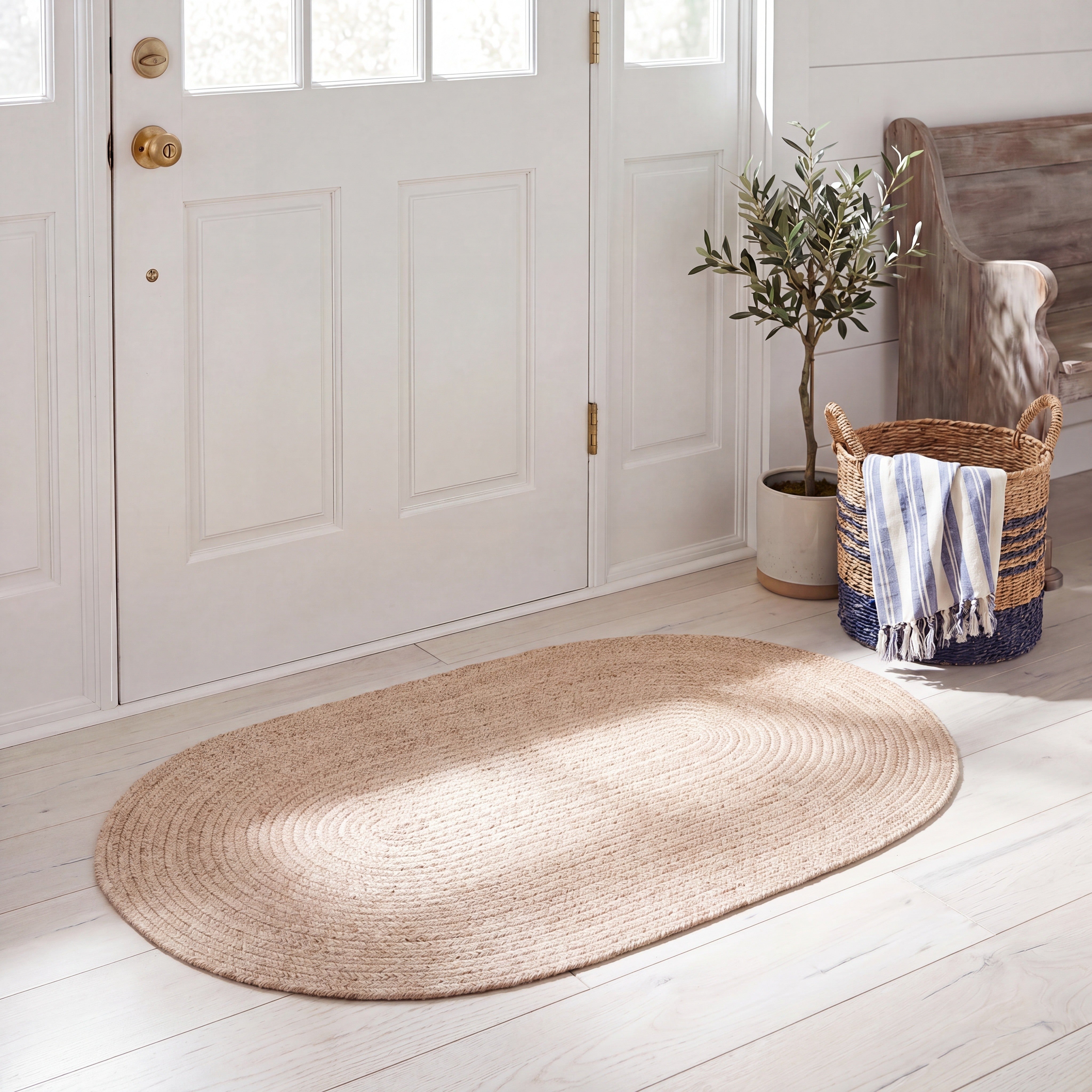 BRAIDED FINE WOOL 500 – BROWN