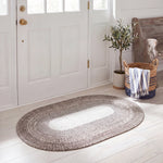 BRAIDED FINE WOOL 501 – IVORY / BROWN