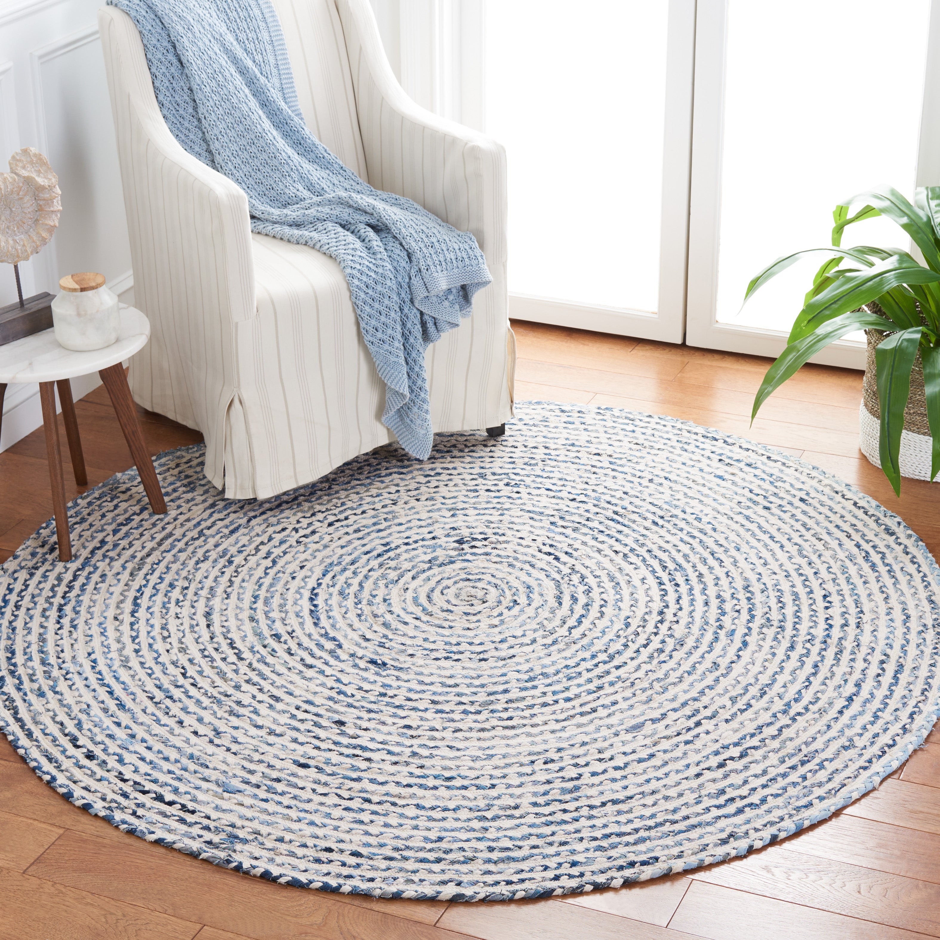 BRAIDED 260 – BLUE / IVORY