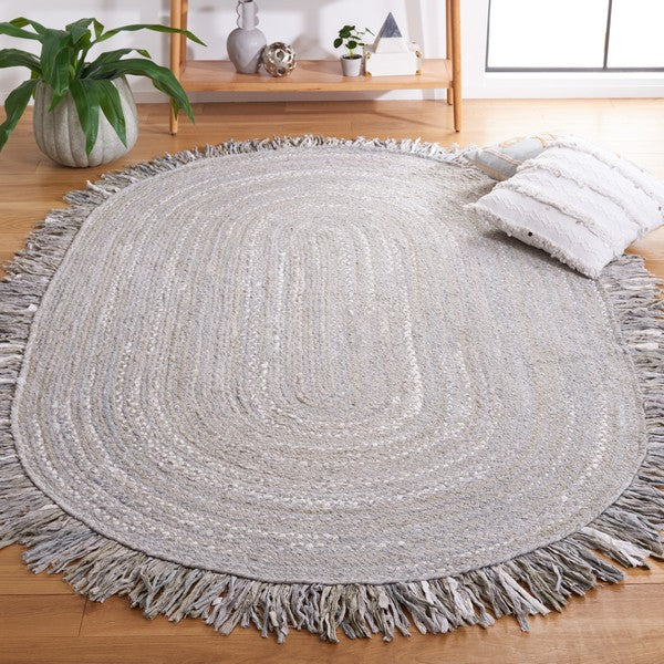 Safavieh Braided 451 Rug, BRD451 - Light Grey
