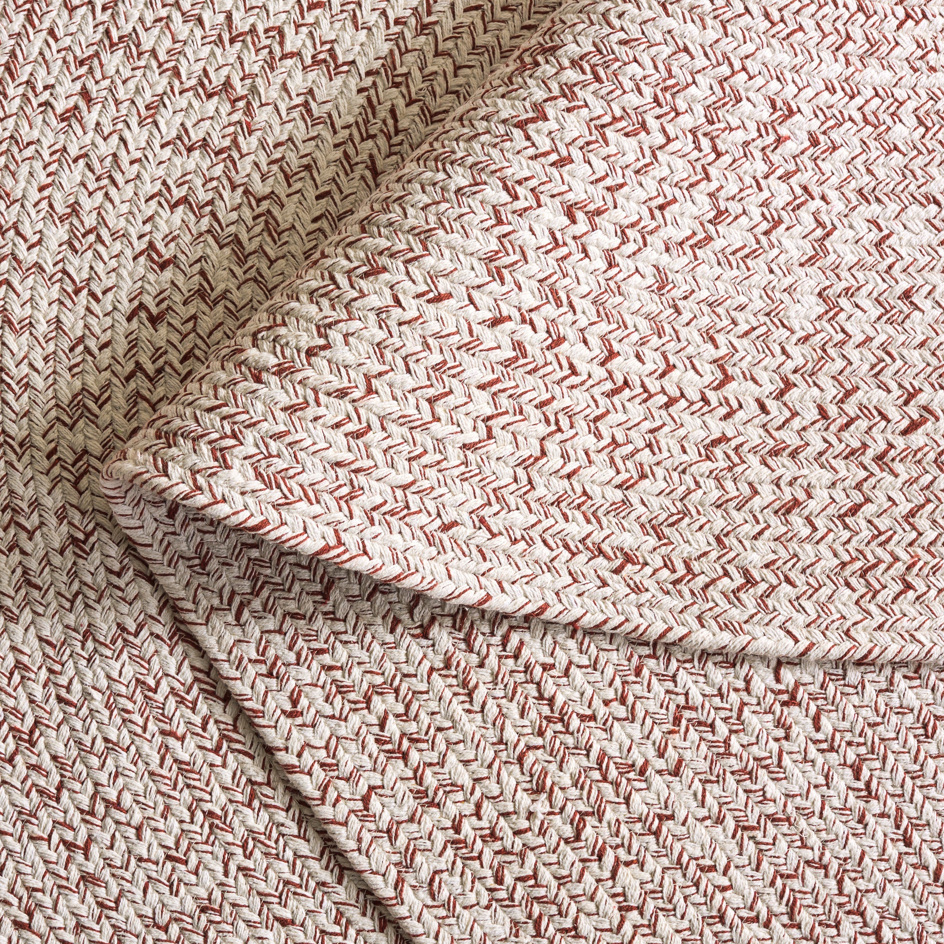 BRAIDED 655 – RED / IVORY