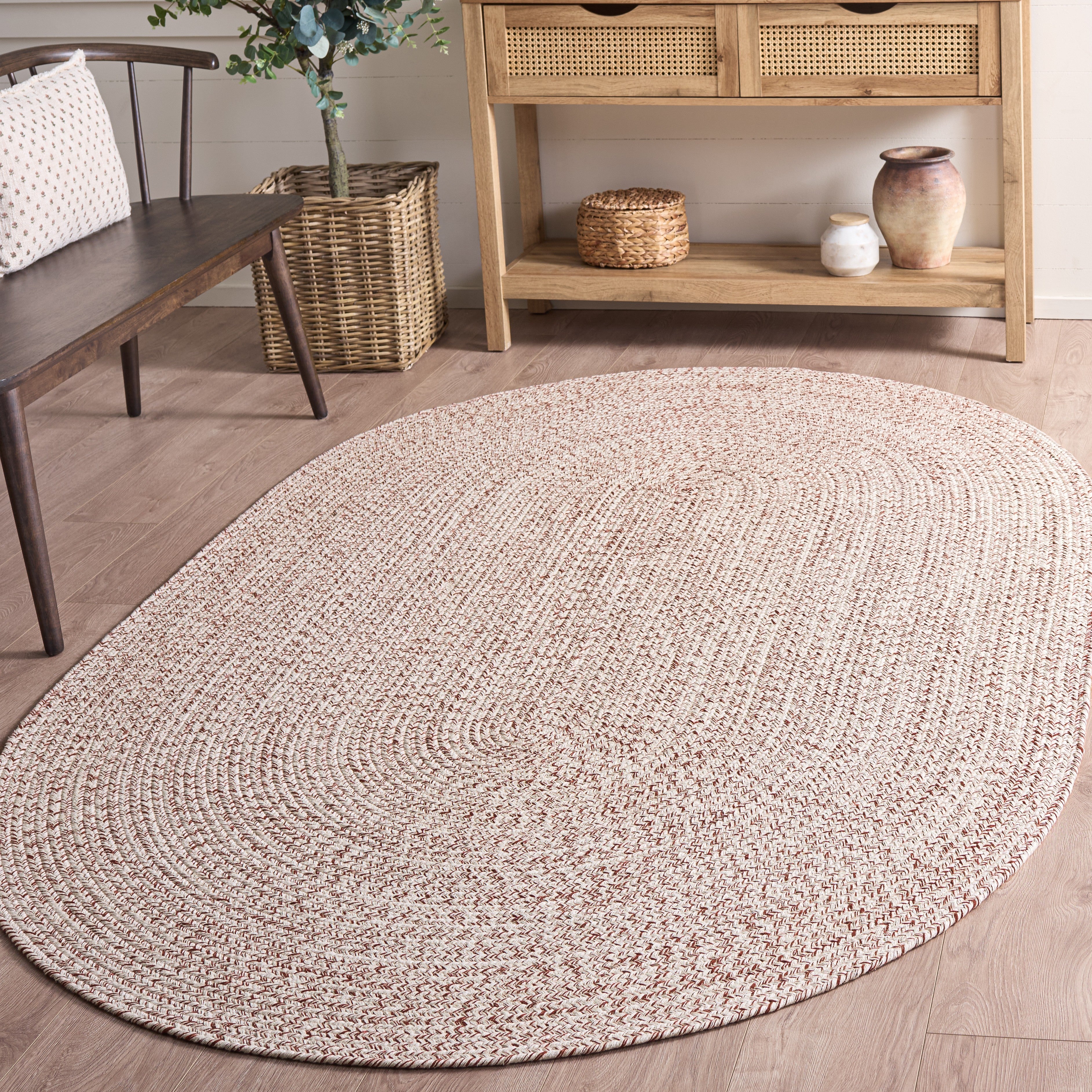 BRAIDED 655 – RED / IVORY