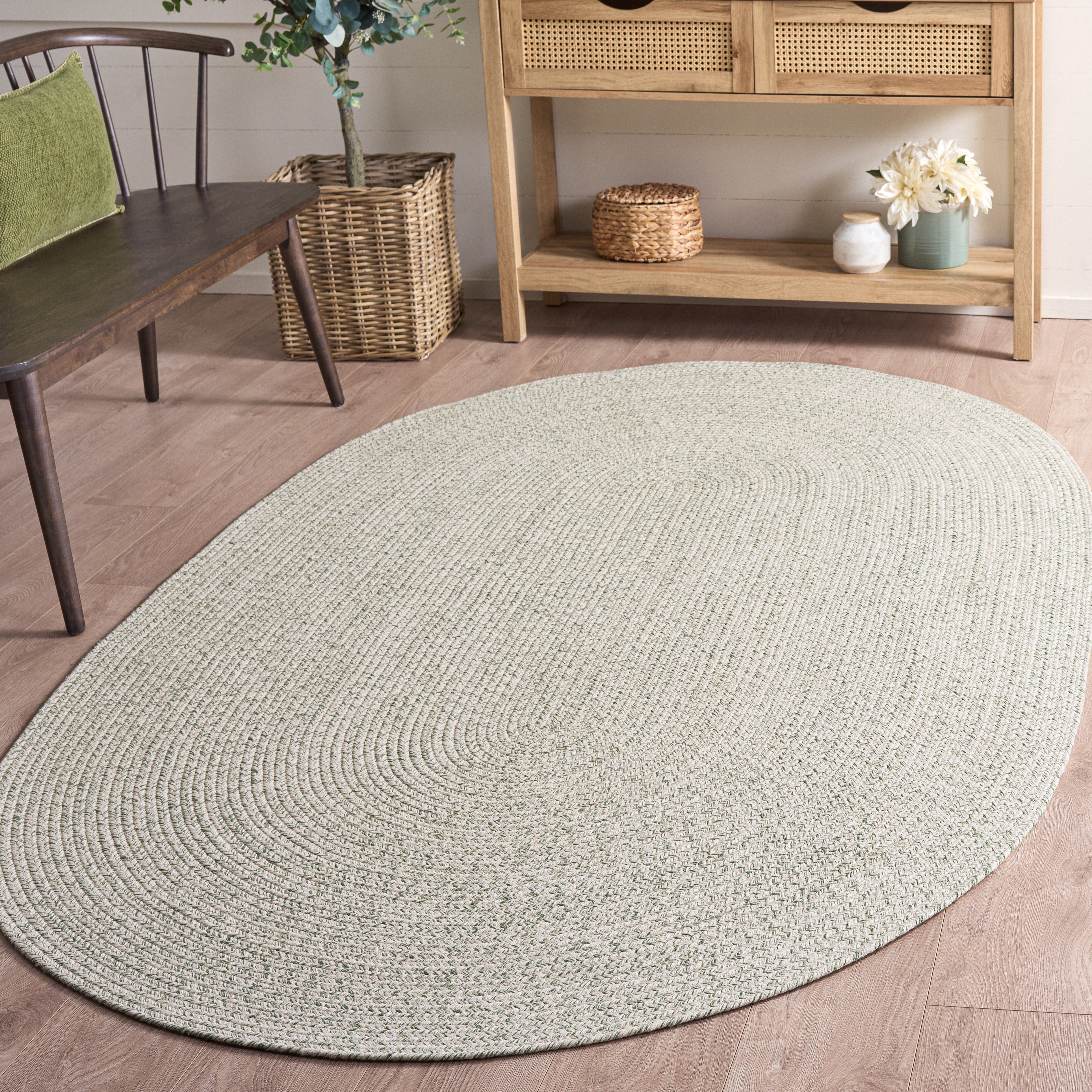 BRAIDED 655 – GREEN / IVORY