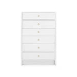 Villa & House - Bryant Tall 6-Drawer - Chiffon White - BRY-275-5199