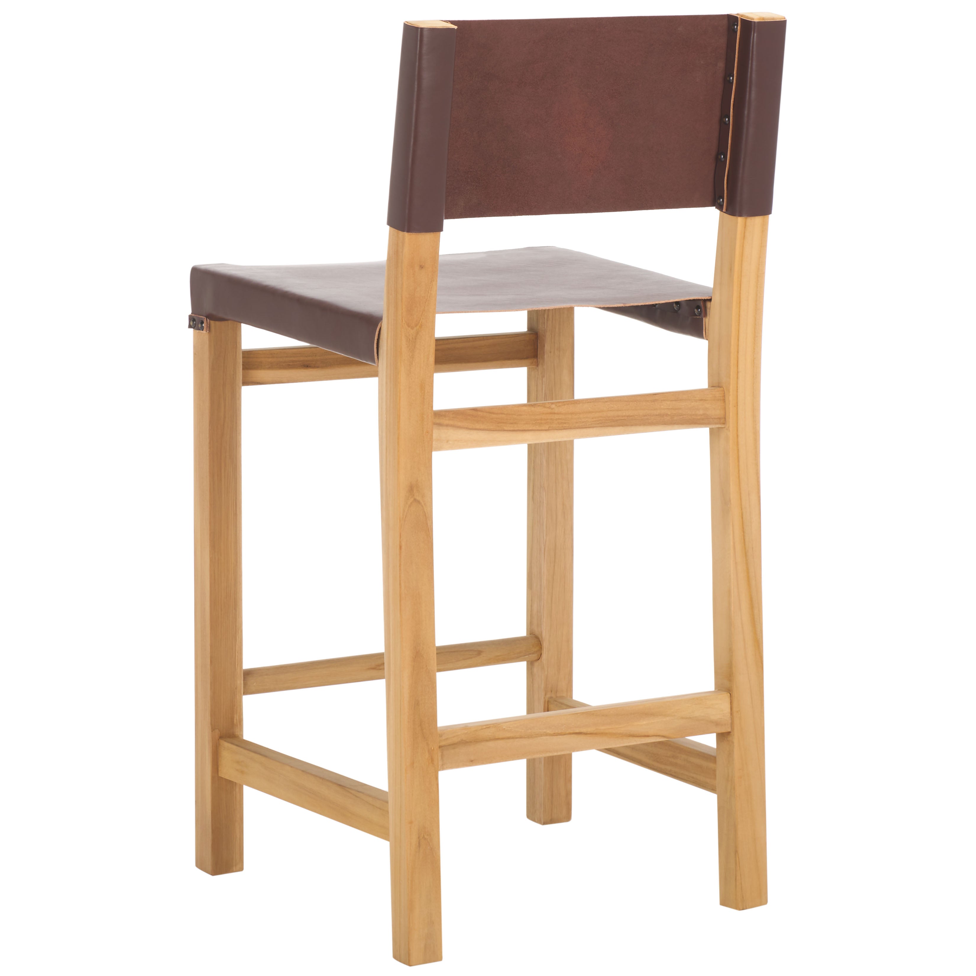 Safavieh Romee Counter Stool, BST1200 - Cognac / Natural