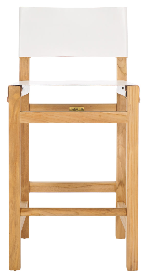 Safavieh Romee Counter Stool, BST1200 - White / Natural