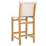 Safavieh Arian  Counter Stool, BST1202 - White / Natural
