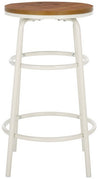 Safavieh Ford Counter Stool, BST2501 - Natural Brown / White 