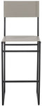 Safavieh Layne Barstool, BST3021 - Light Grey / Black 