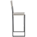 Safavieh Layne Counter Stool, BST3020 - Light Grey / Black 