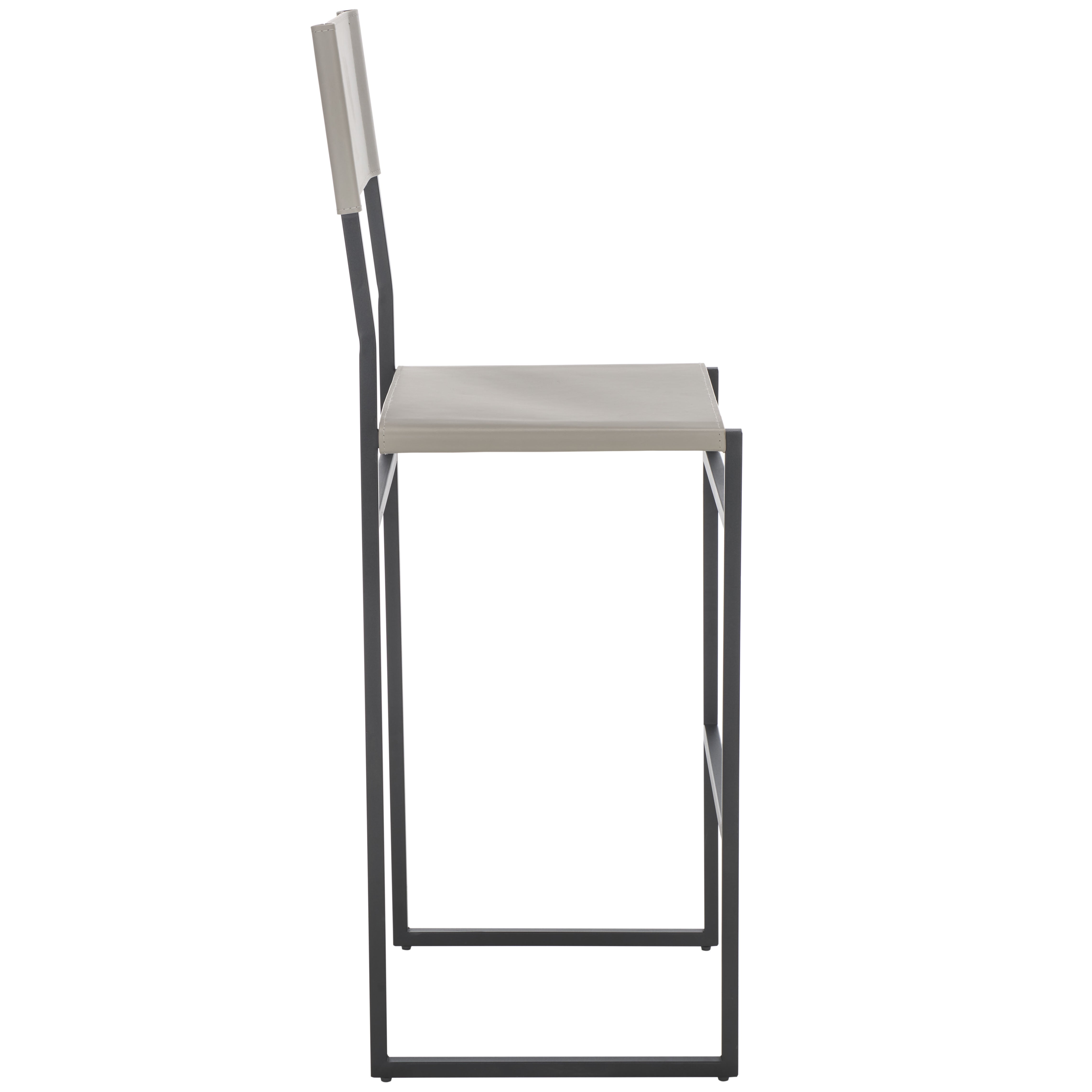 Safavieh Layne Counter Stool, BST3020 - Light Grey / Black 