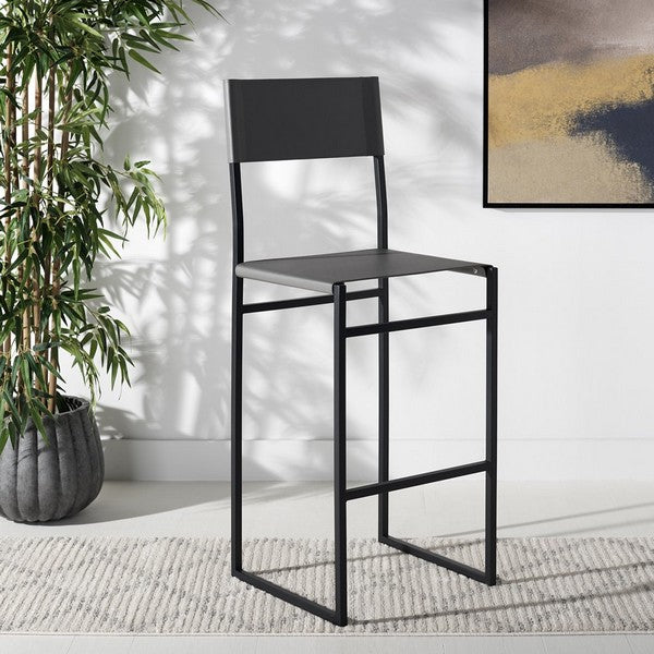 Safavieh Layne Counter Stool, BST3020 - Grey / Black 
