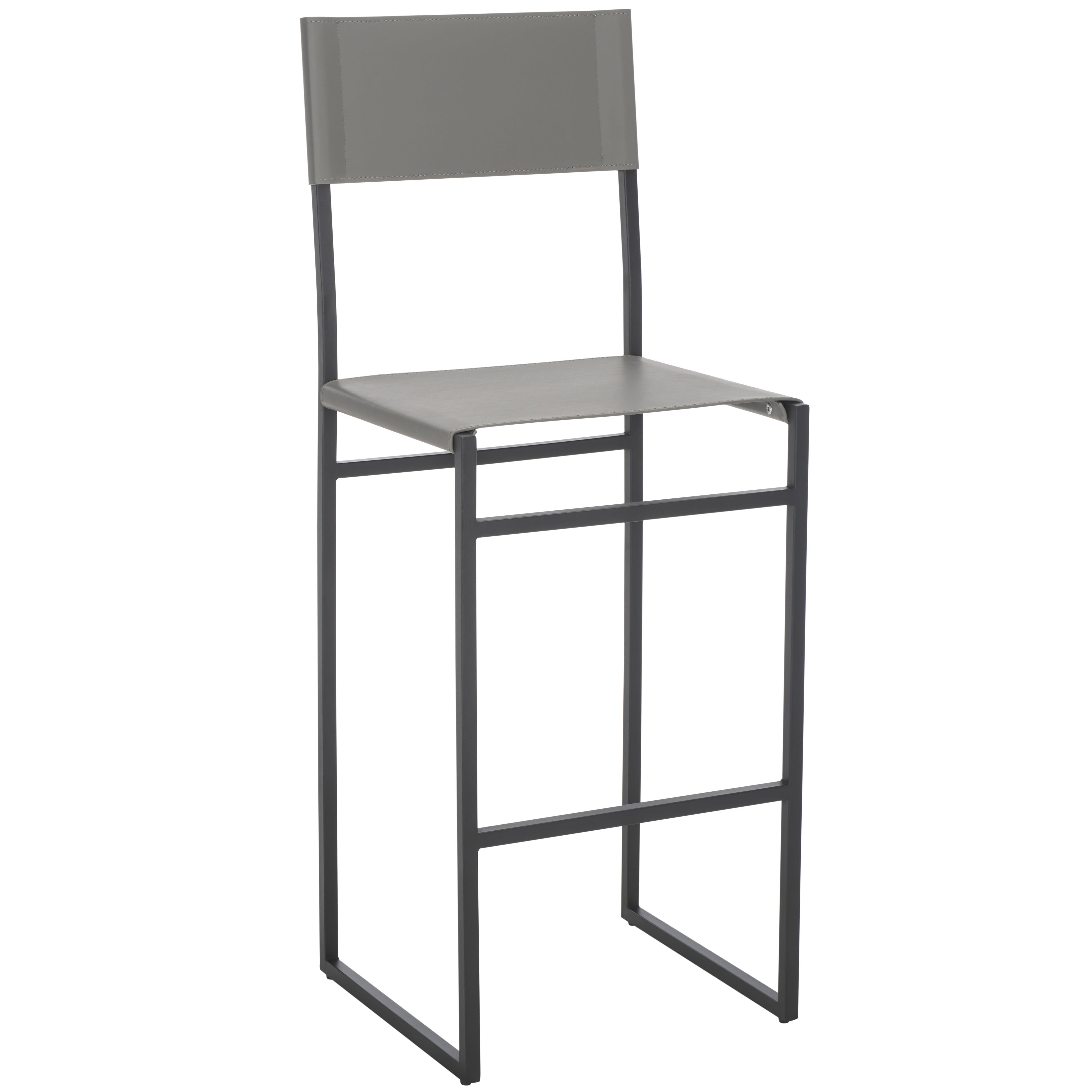 Safavieh Layne Barstool, BST3021 - Grey / Black 