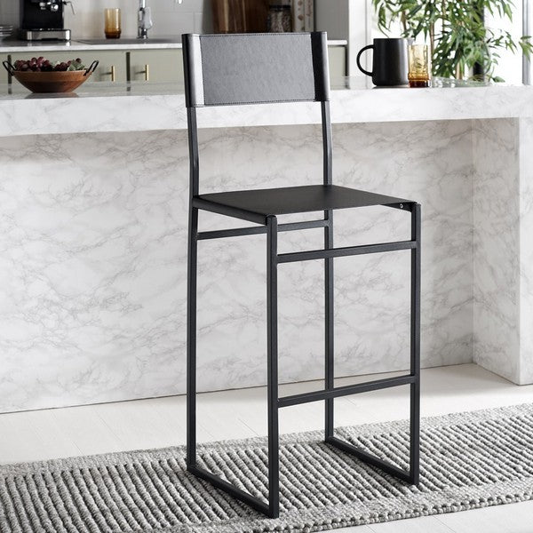 Safavieh Layne Barstool, BST3021 - Black 