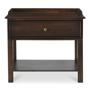 Moe's Home Collection - Maeve Nightstand Dark Brown - BV-1034-20