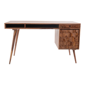 Moe's Home Collection - O2 Desk Brown - BZ-1024-24-0